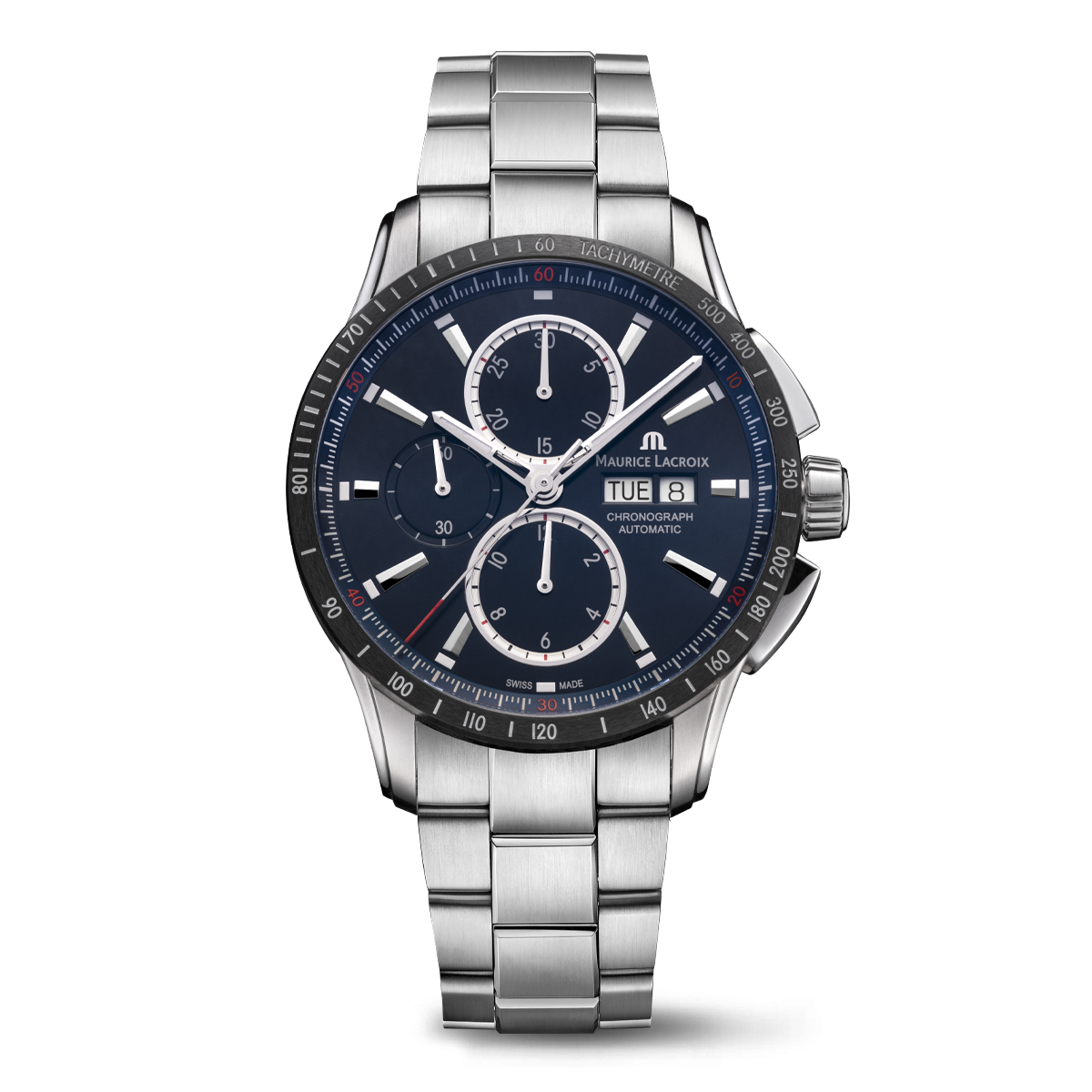 【美品】Maurice Lacroix クロノグラフ腕時計　SS PONTOS S CHRONOGRAPH - PONTOS collection - Switzerland | Maurice